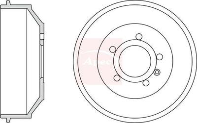 Apec Brake Drum DRM9945