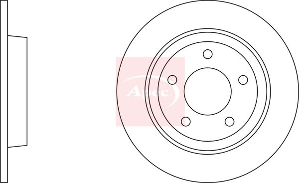 Apec Brake Disc DSK2226 - image 2