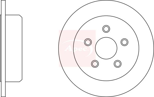 Apec Brake Disc DSK2802 - image 2
