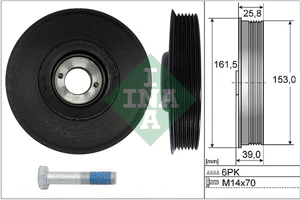 INA Crankshaft Pulley (tvd) 544003920 - image 2