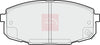 Apec Brake Pads Set PAD1350 thumbnail
