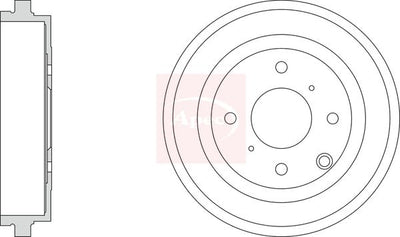 Apec Brake Drum DRM9224