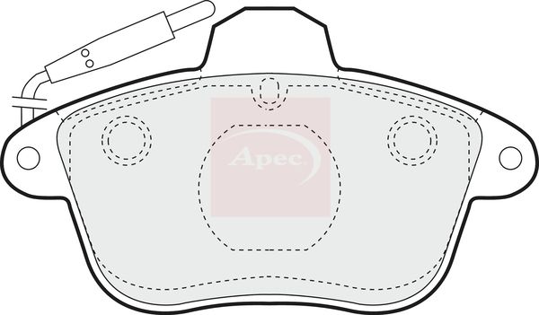 Apec Brake Pads Set PAD758 - image 2
