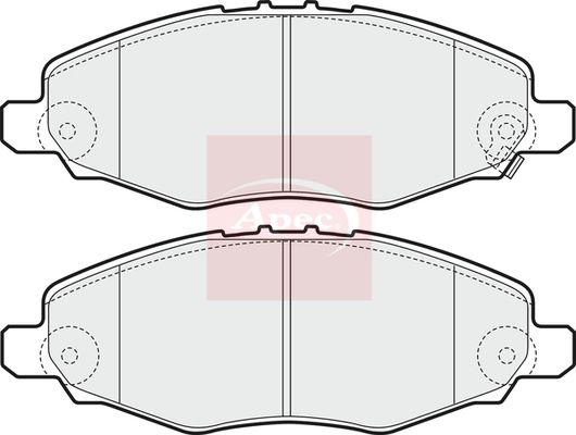 Apec Brake Pads Set PAD1599 - image 2