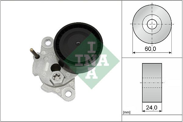 INA Drive Belt Tensioner Pulley 534054610 - image 2