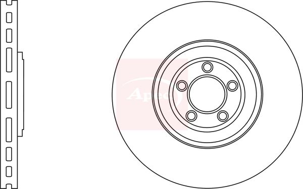 Apec Brake Disc DSK2817 - image 2