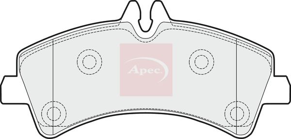 Apec Brake Pads Set PAD1517 - image 2