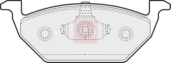 Apec Brake Pads Set PAD1062 - image 2