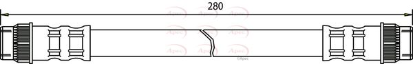 Apec Brake Hose HOS3102 - image 2