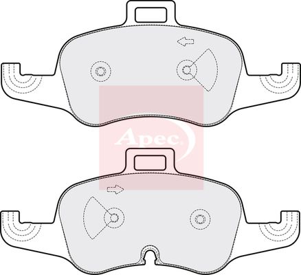 Apec Brake Pads Set PAD2073 - image 2