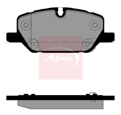 Apec Brake Pads Set PAD2538 - image 2