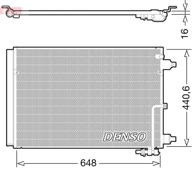 Denso Ac Condenser DCN02025 - image 2