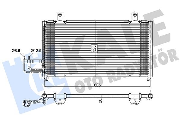 NRF Air Conditioning Condenser 350625 - image 2