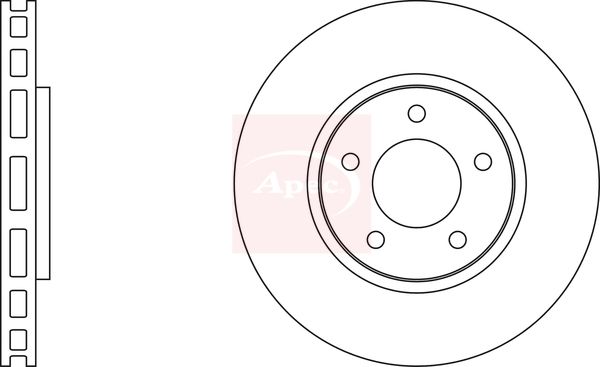Apec Brake Disc DSK2106 - image 2