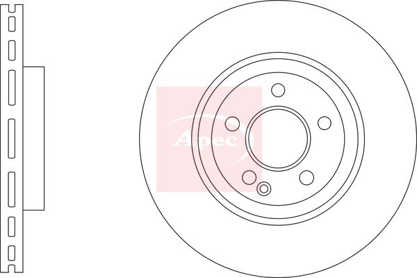 Apec Brake Disc DSK3431 - image 2