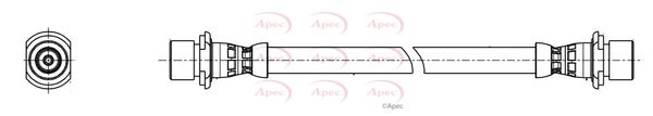 Apec Brake Hose HOS4497 - image 2