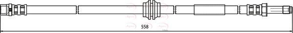 Apec Brake Hose HOS3600 - image 2