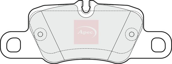 Apec Brake Pads Set PAD1725 - image 2