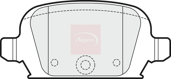 Apec Brake Pads Set PAD1705 - image 2