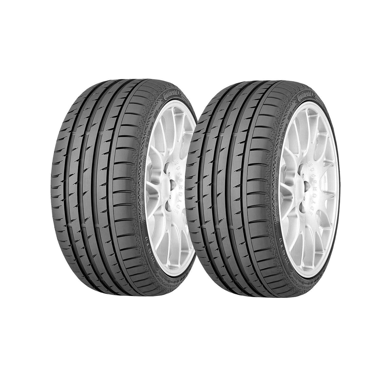 275/40/RF18 Continental Tyres 275 40 18 99Y Sport Contact 3 E SSR *72Db x2