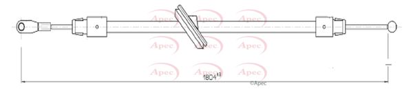 Apec Handbrake Cable CAB1601 - image 2