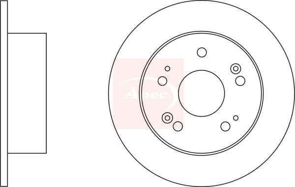 Apec Brake Disc DSK3221 - image 2