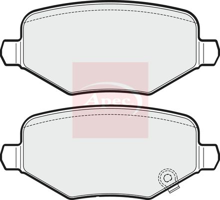 Apec Brake Pads Set PAD2016 - image 2