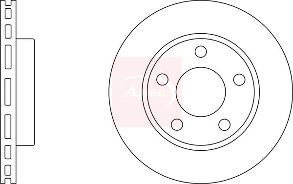 Apec Brake Disc DSK2380 - image 2