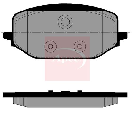 Apec Brake Pads Set PAD2556 - image 2