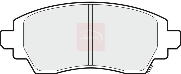 Apec Brake Pads Set PAD1137 - image 2