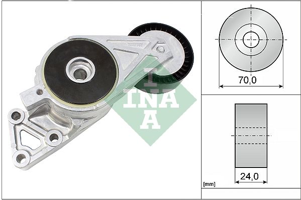 INA Drive Belt Tensioner Pulley 533007630 - image 2