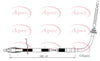 Apec Handbrake Cable CAB1609 thumbnail