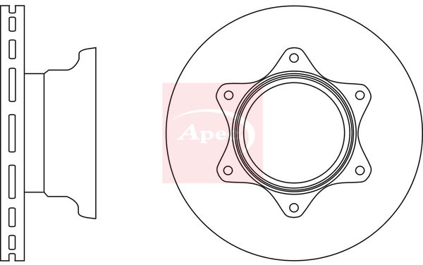 Apec Brake Disc DSK2796 - image 2