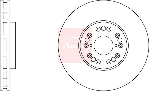 Apec Brake Disc DSK316 - image 2
