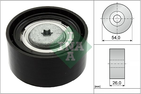 INA Drive Belt Deflection Guide Pulley 532067210 - image 2