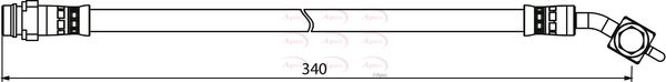 Apec Brake Hose HOS3924 - image 2