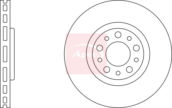 Apec Brake Disc DSK2500 - image 2
