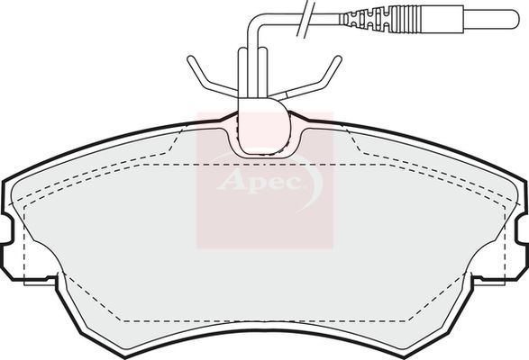 Apec Brake Pads Set PAD975 - image 2