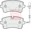 Apec Brake Pads Set PAD1778 thumbnail