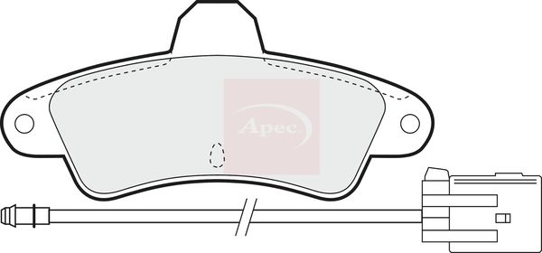 Apec Brake Pads Set PAD807 - image 2