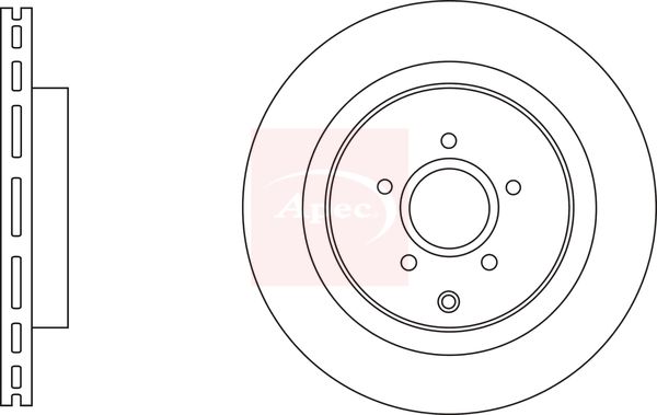 Apec Brake Disc DSK3247 - image 2
