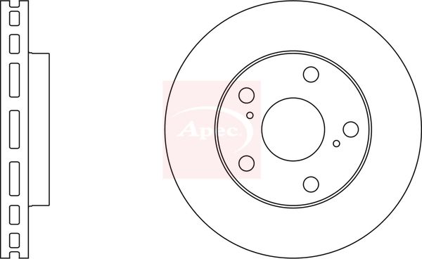 Apec Brake Disc DSK661 - image 2