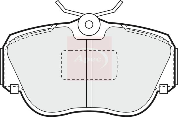 Apec Brake Pads Set PAD608 - image 2