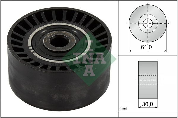 INA Timing Belt Deflection Guide Pulley 532062410 - image 2