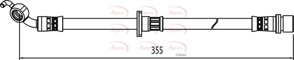 Apec Brake Hose HOS4075 - image 2