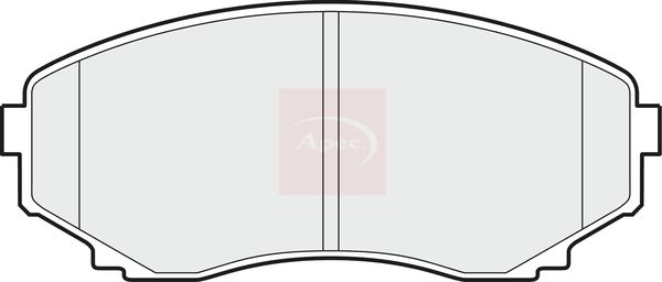 Apec Brake Pads Set PAD1509 - image 2