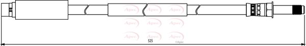 Apec Brake Hose HOS3850 - image 2
