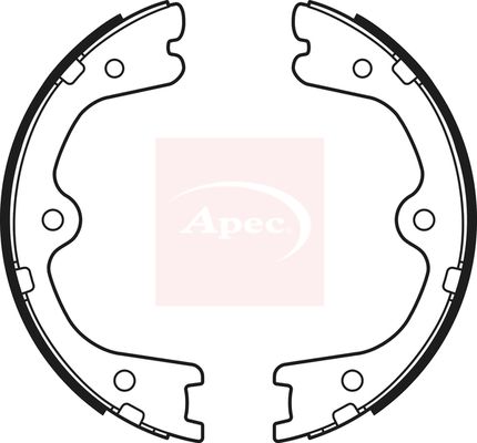 Apec Brake Shoes Set SHU751 - image 2