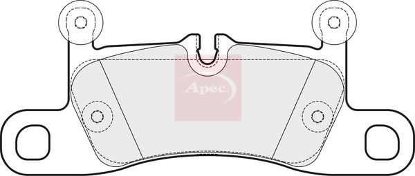 Apec Brake Pads Set PAD1796 - image 2