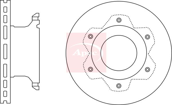 Apec Brake Disc DSK2760 - image 2